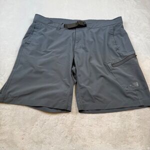 The North‎ Face Mens Regular 40 Gray Hybrid Hiking Cargo Utility Shorts